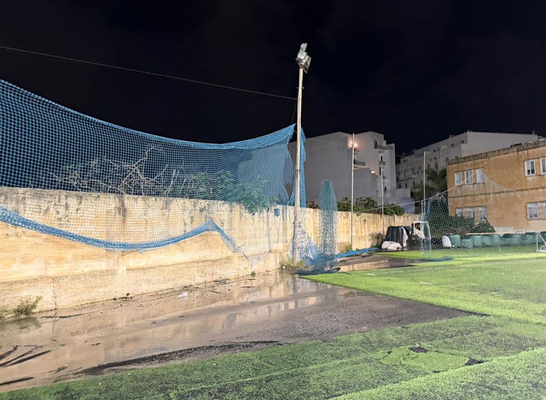 Malta FA to support clubs hit by Storm Harry damage