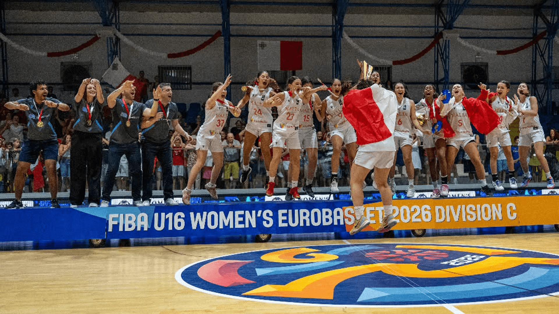 Malta Women U16 Basketball Team Beat Albania And Win Gold At Eurobasket Division C