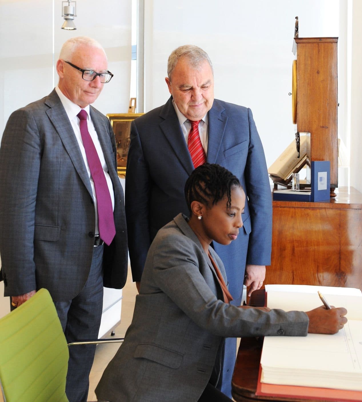 Speaker of the House of Malta, Anġlu Farrugia, Meets South Africa’s Public Protector