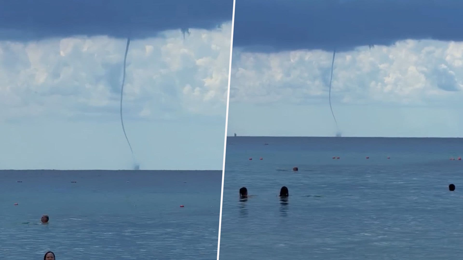 Waterspout Spotted Off Golden Bay