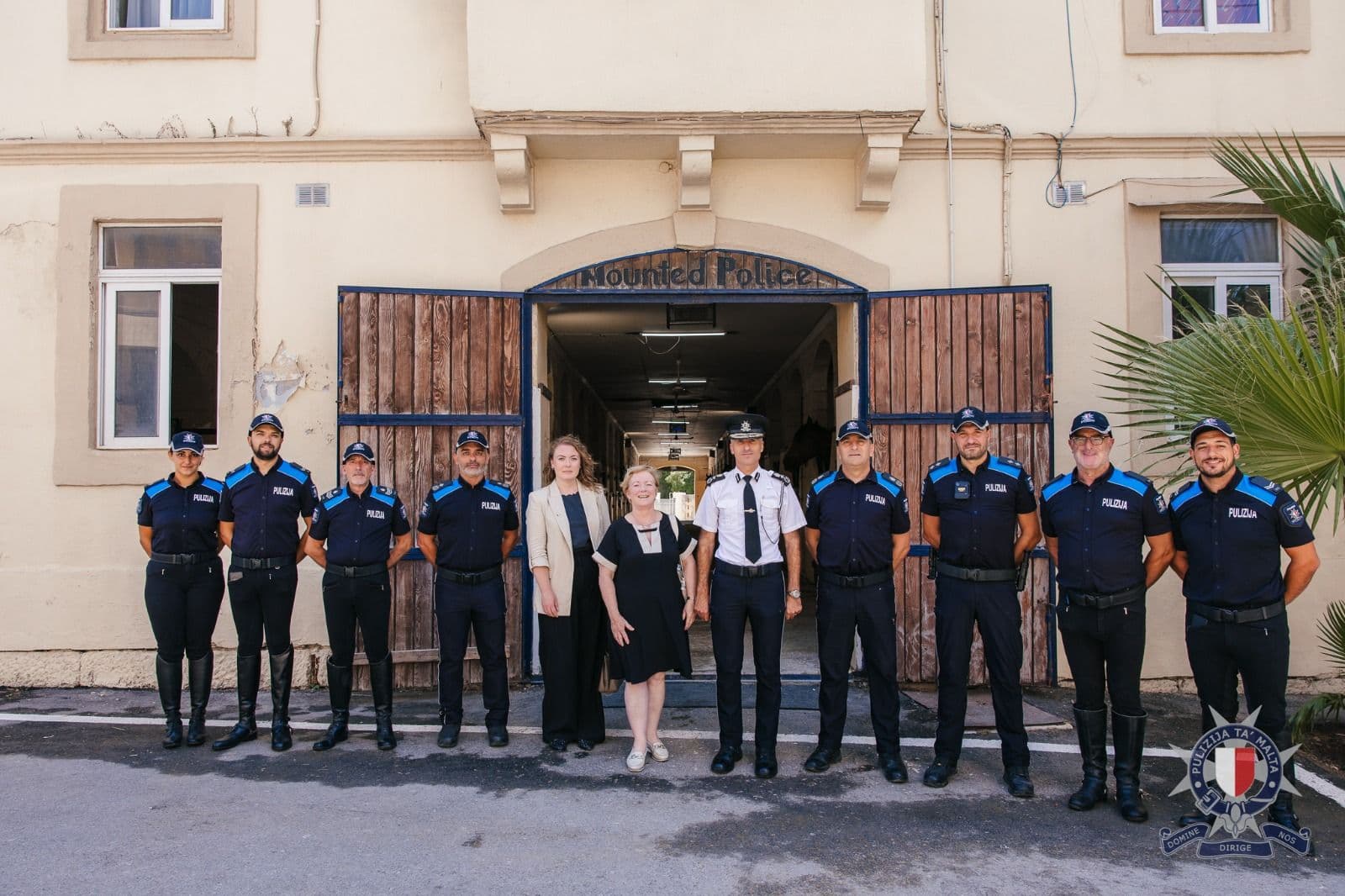Visit By The Irish Ambassador To The Maltese Police Cavalry Unit