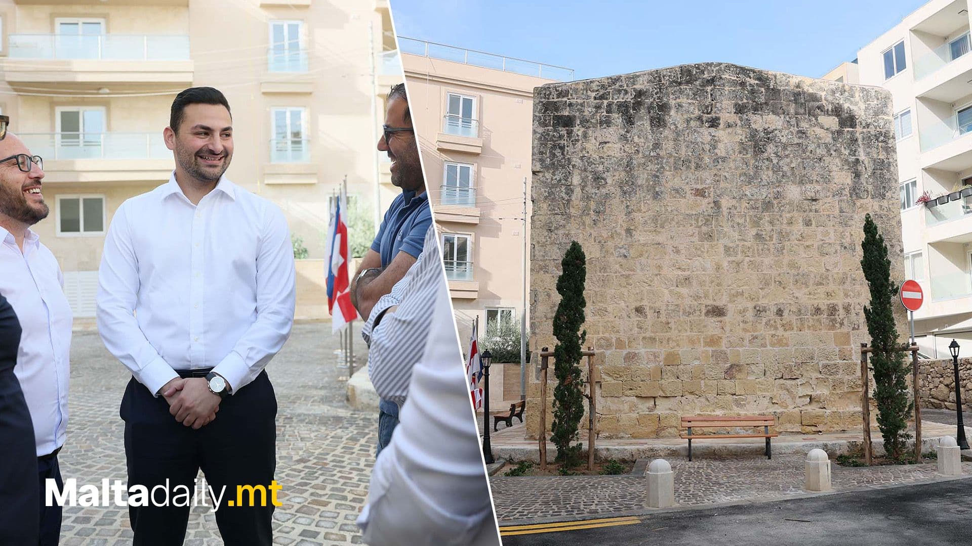 Regenerated Pedestrian Area In Mosta Now Complete