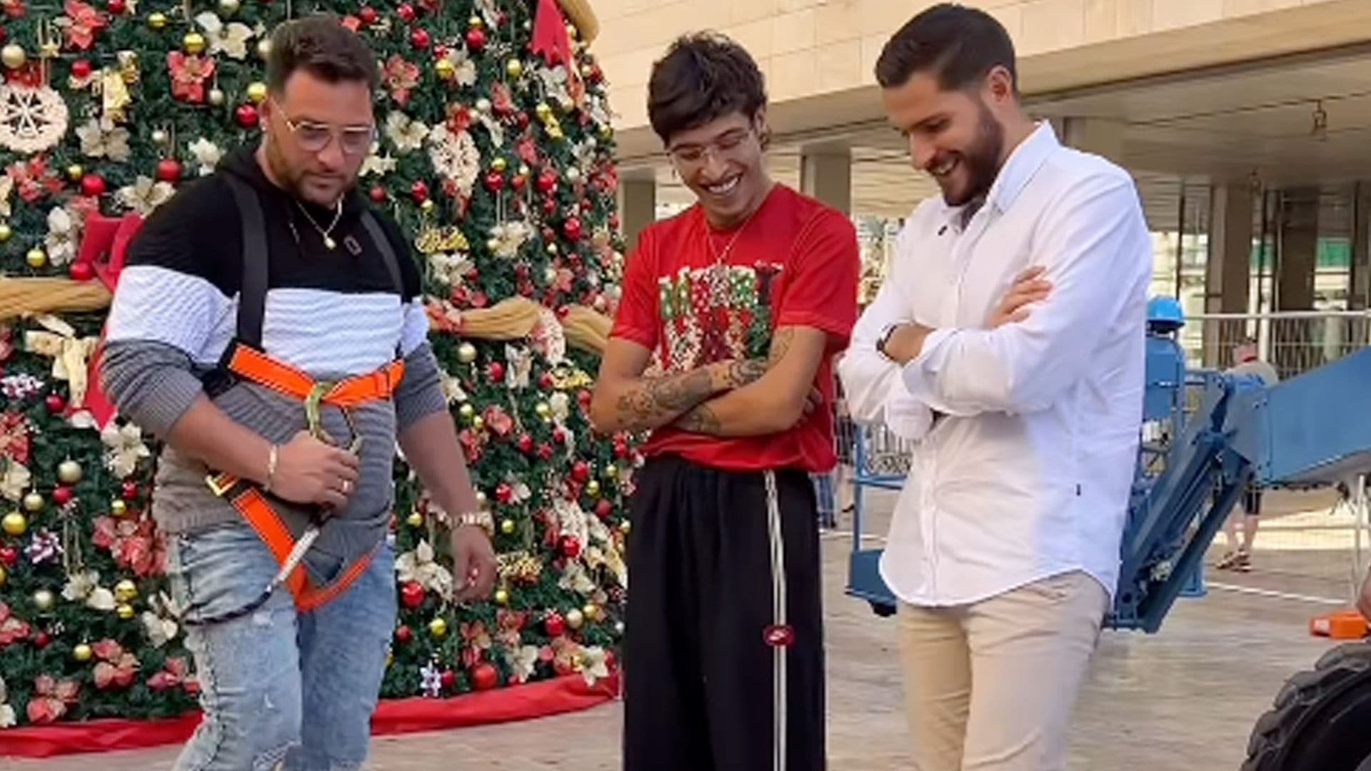 PN Leader Alex Borg Visits Valletta Christmas Tree Site