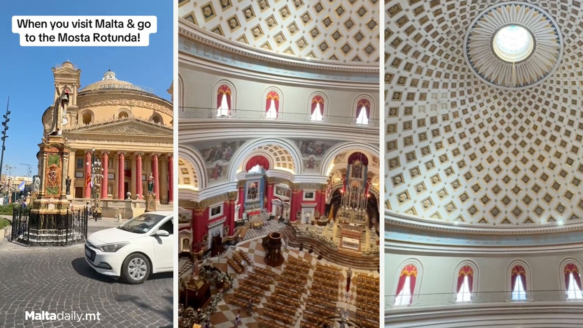 Tourist’s TikTok Highlights Beauty Of Mosta Rotunda