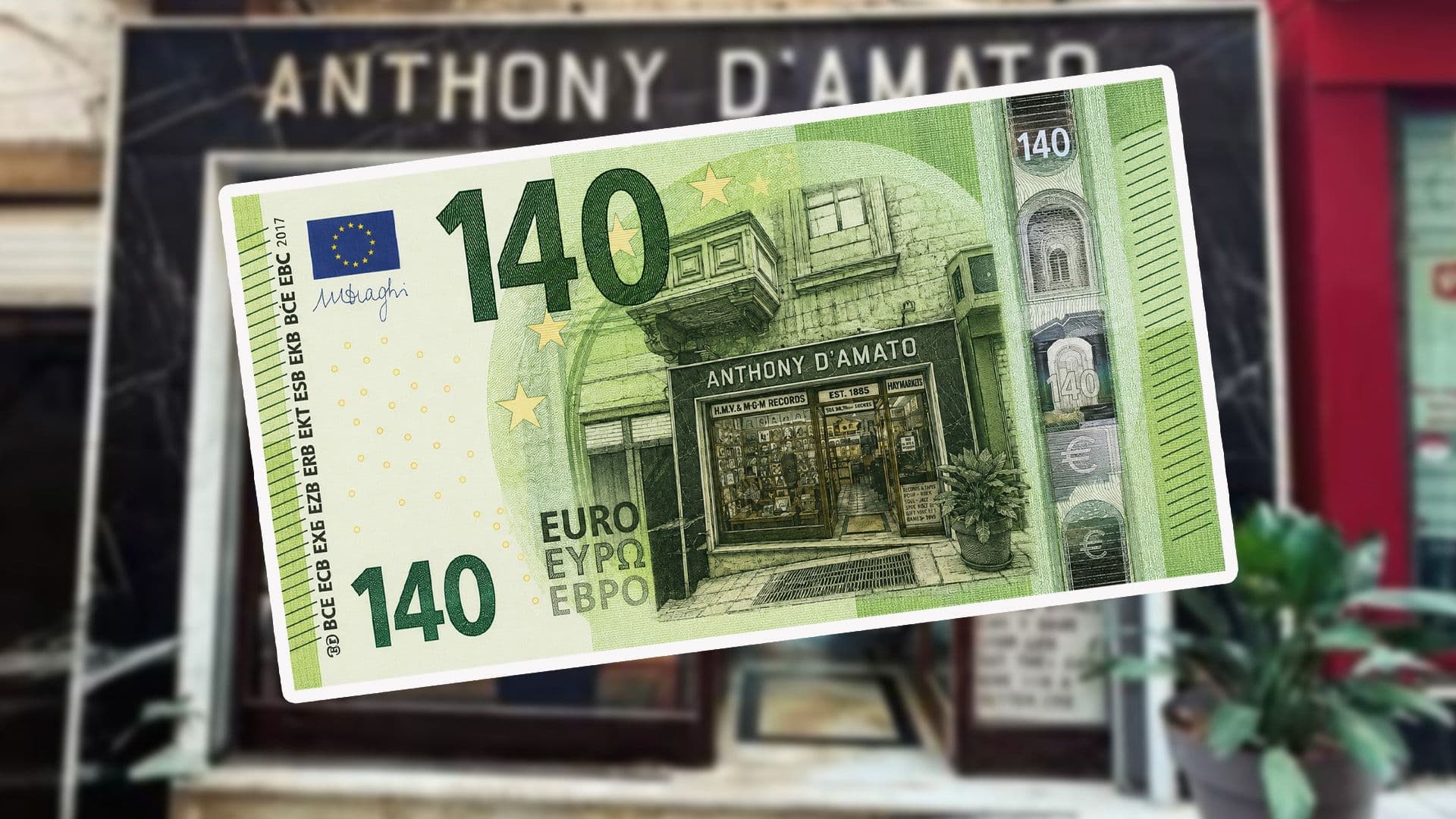 D’Amato Records Suggests Having Shop As New Euro Note Art