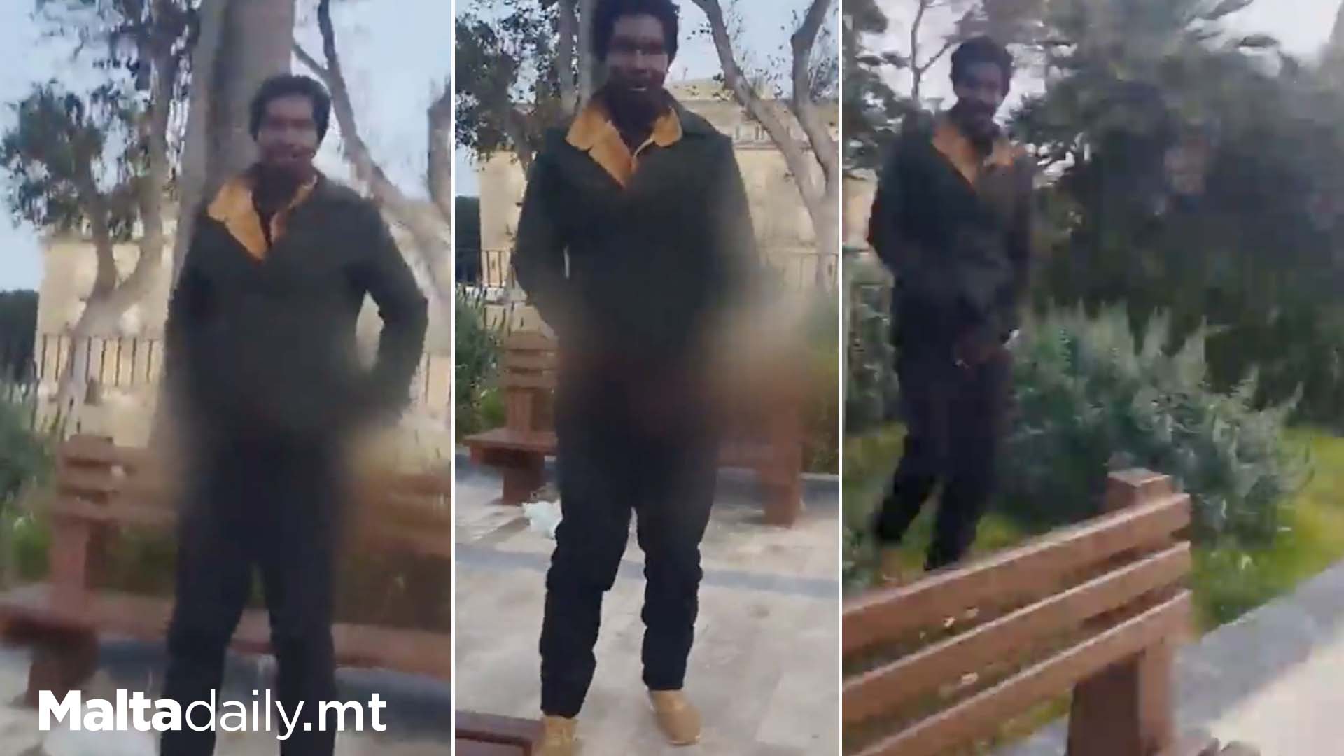 Man Publicly Touching Himself Follows Youth Filming Him