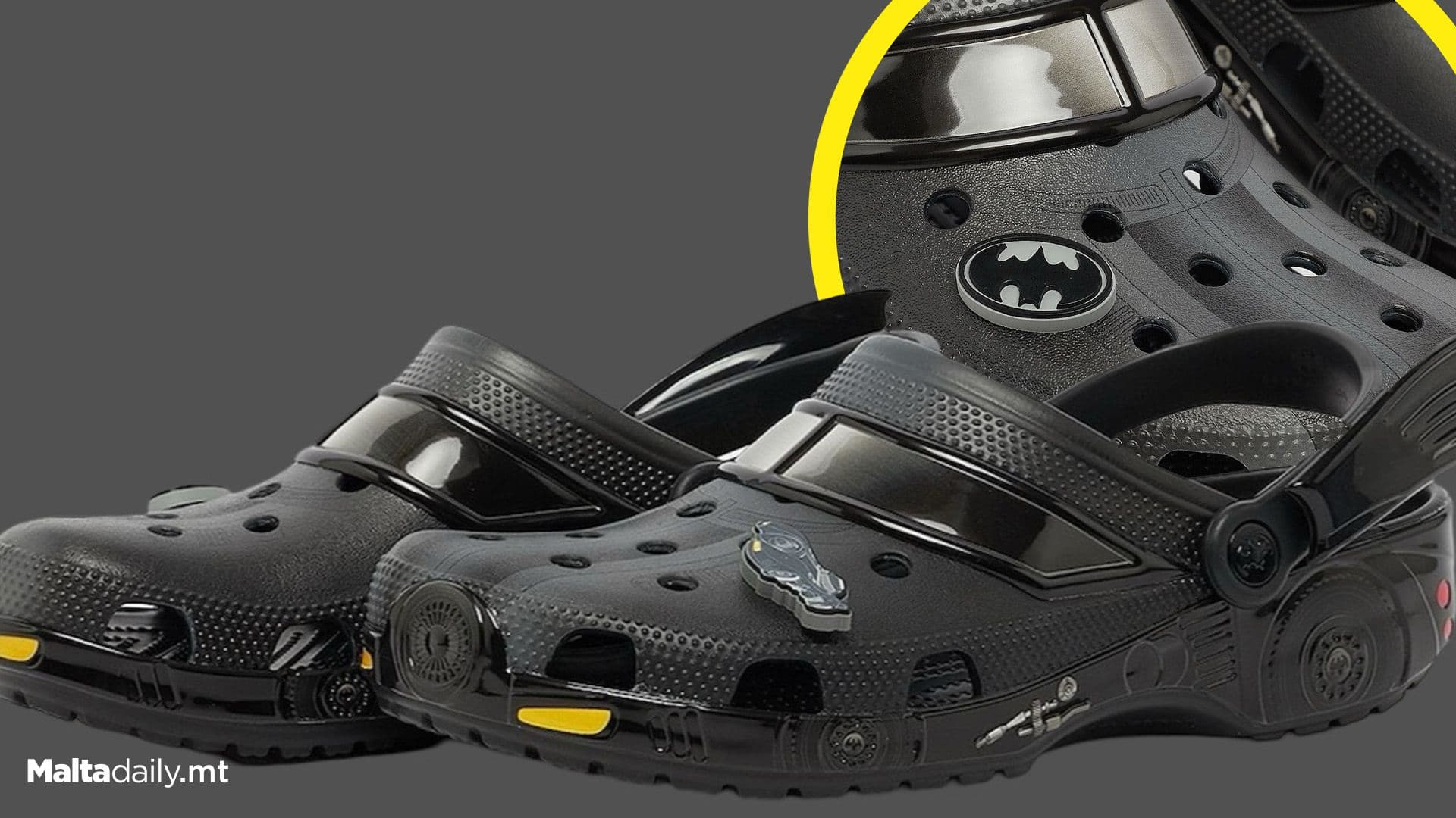 Batman x Crocs Classic Clog “Batmobile” To Release