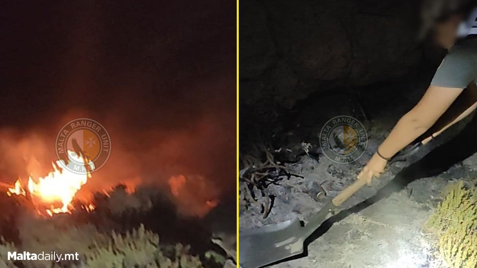 Wildfire At Miġra l-Ferħa Caused By Improper Disposal Of Charcoal