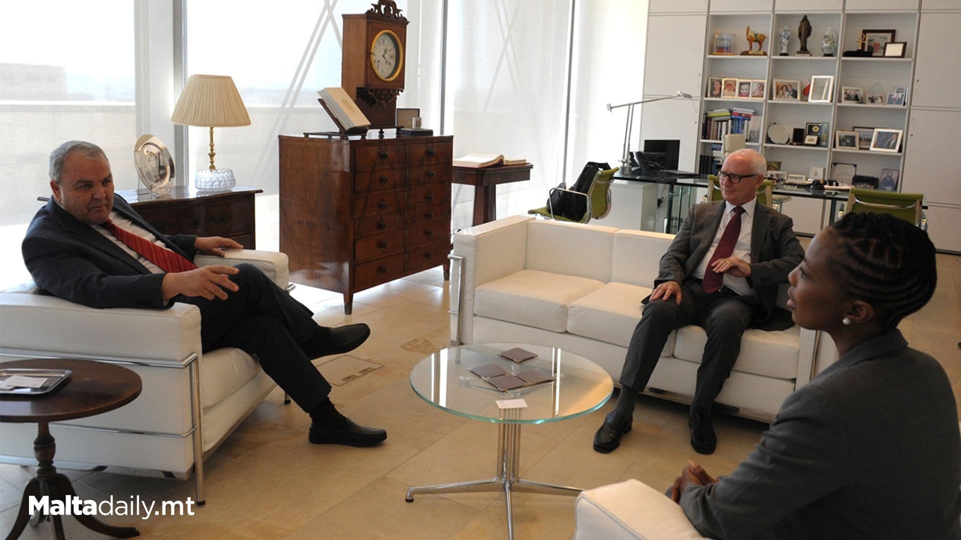 Speaker of the House of Malta, Anġlu Farrugia, Meets South Africa’s Public Protector