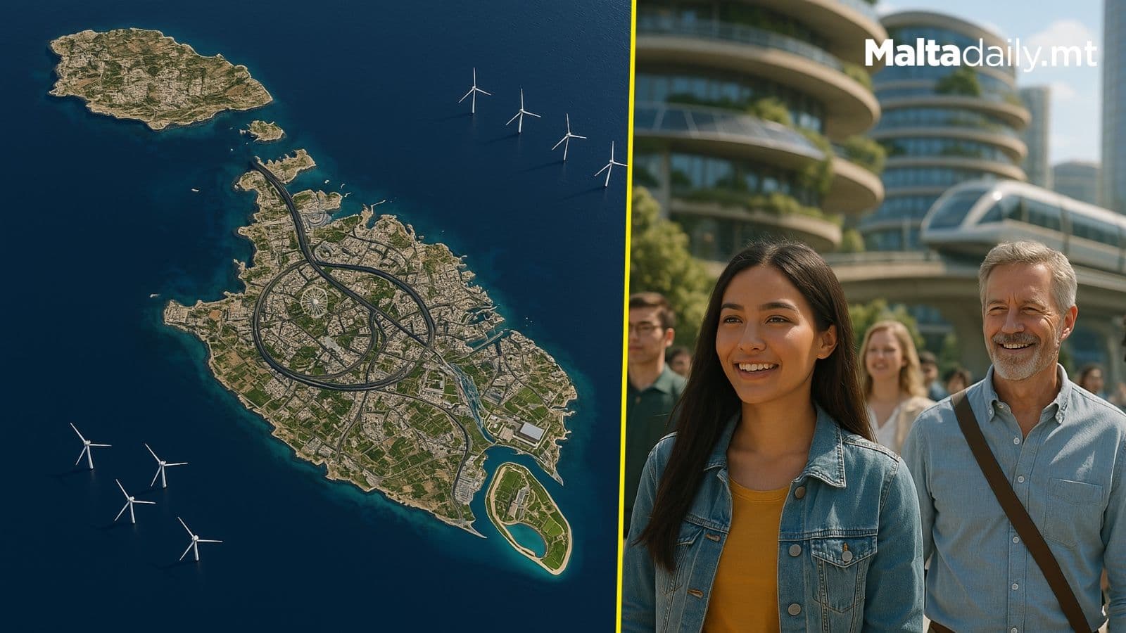We Asked AI To Show Hows How Malta Will Look Like In 25 Years