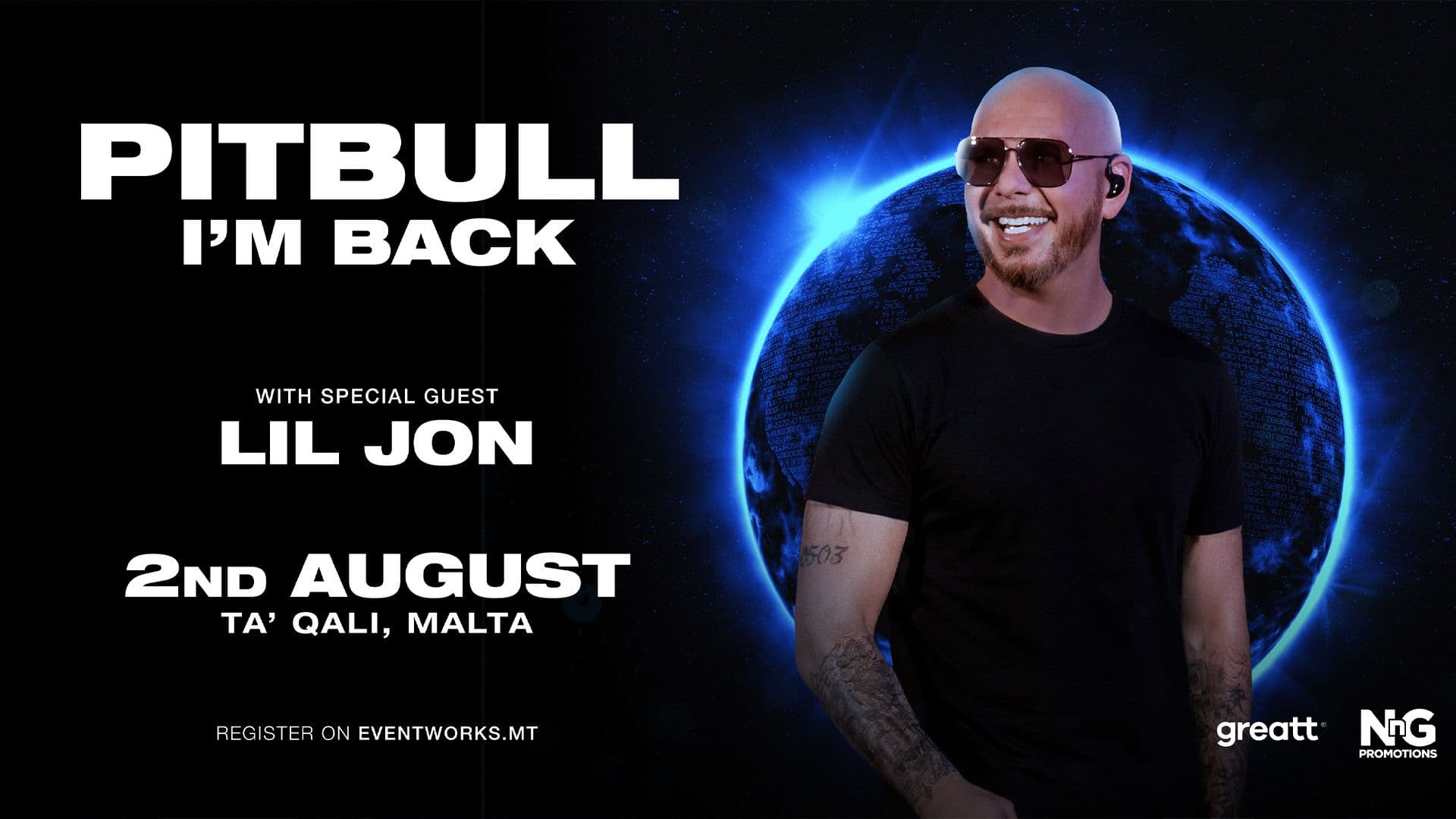 Pitbull & Lil Jon Set To Ignite Ta’ Qali In Massive Summer Show
