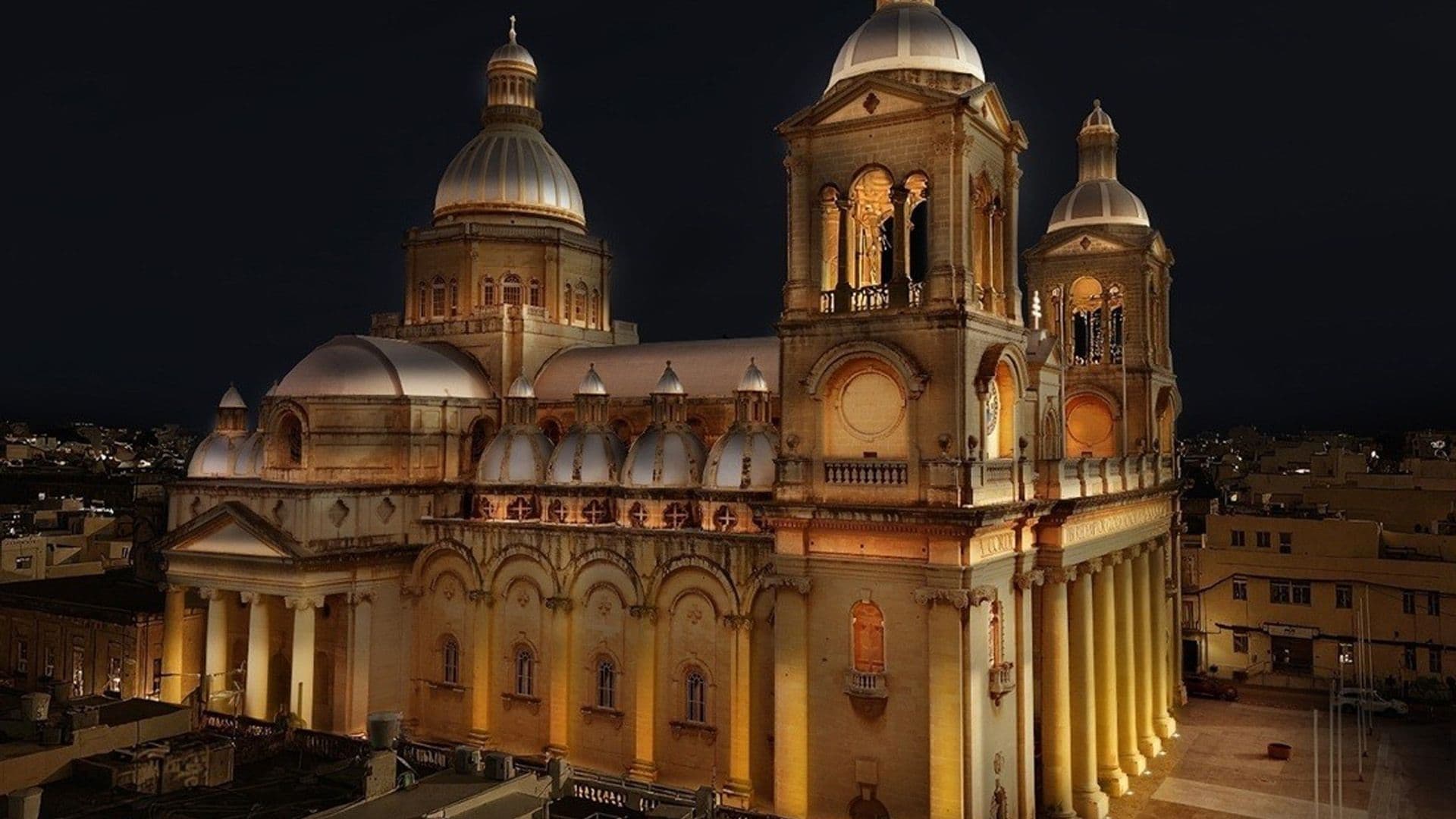 HERE’S HOW THE PAOLA CHURCH WILL LOOK WITH THE NEW LIGHTING SYSTEM ANNOUNCED