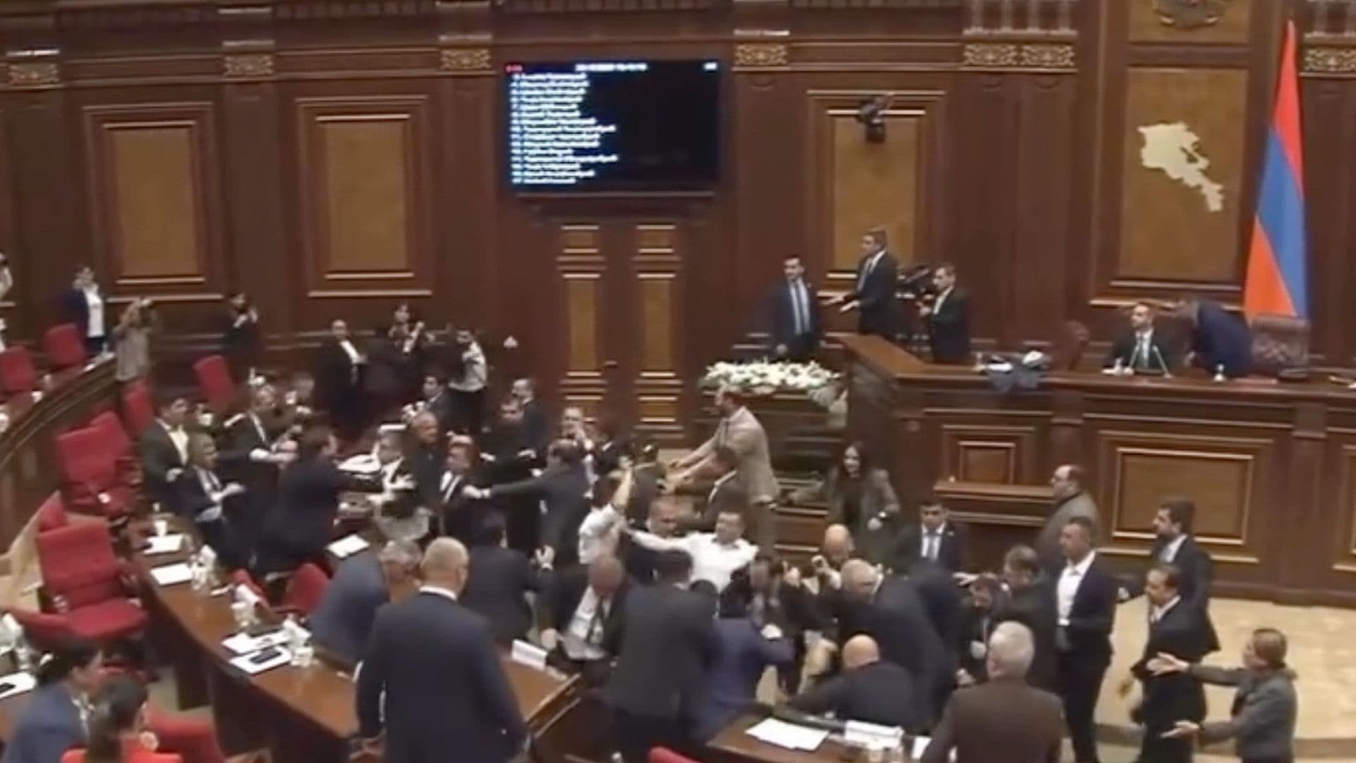 Fight Breaks Out In Armenia’s Parliament Over ‘Ministry Of Sex’