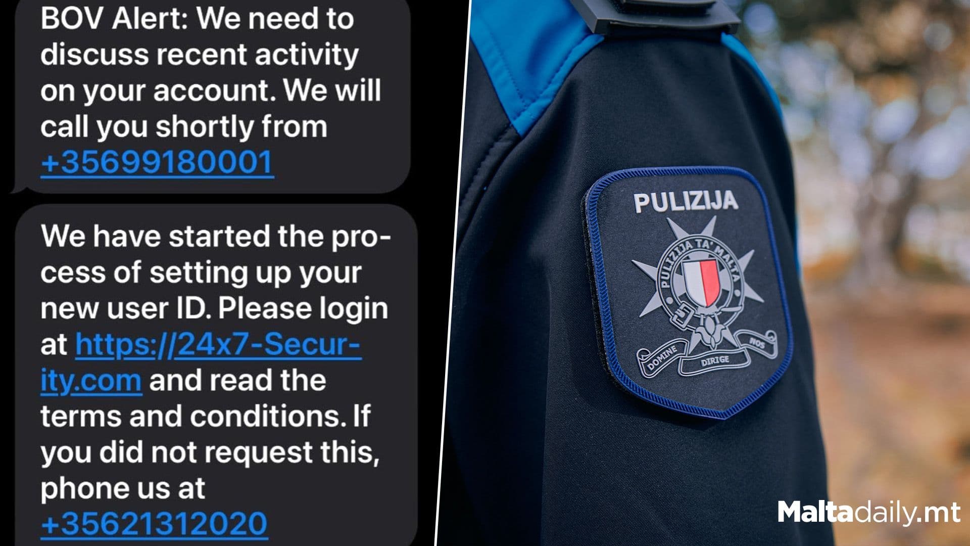 Police Warn Public of Fraudulent Text Messages Mimicking Banks