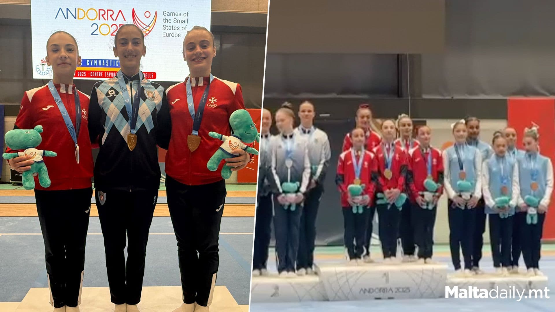Malta’s Artistic Gymnasts Make History with First-Ever GSSE Team Gold