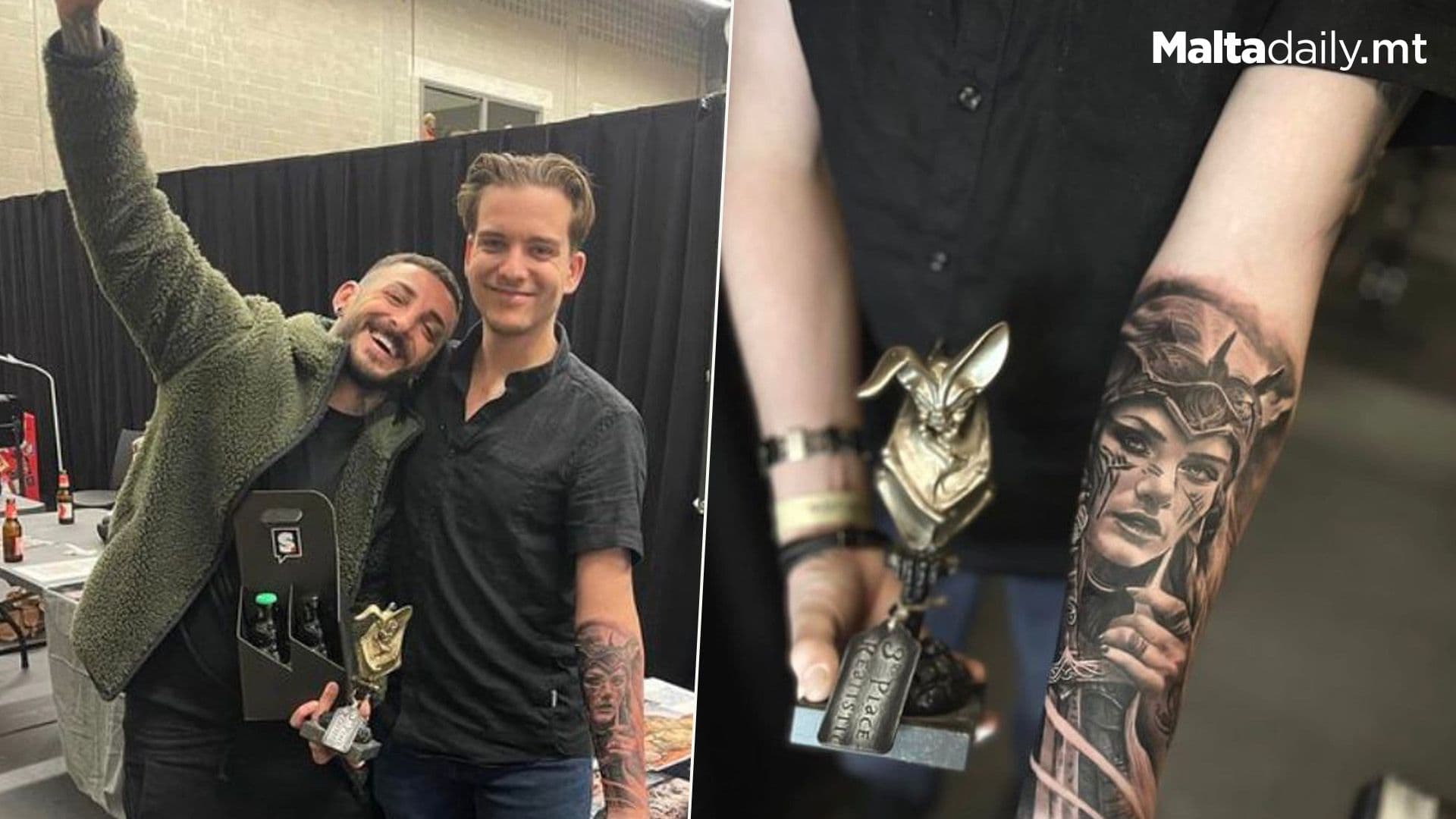 Local Tattoo Artist Dylan Xuereb Impresses In International Competition
