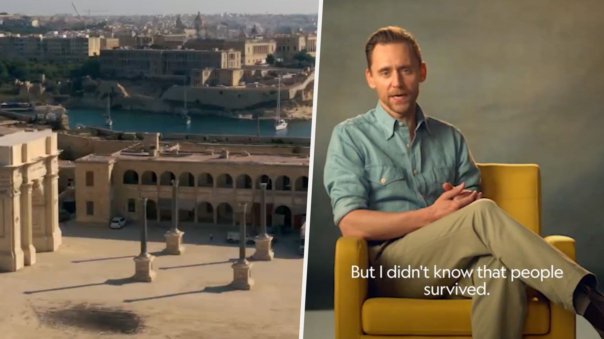 Malta Features In New Disney+ & Nat Geo Docu-Drama ‘Pompeii Out Of Time’ With Tom Hiddleston