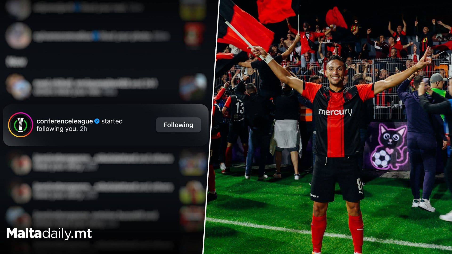 Hamrun Spartans Recieves Follow Back From Their Crush, UEFA Conference League