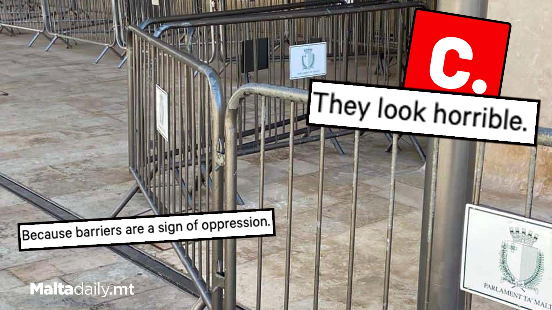 Here Is Why People Want Parliament Barriers Removed