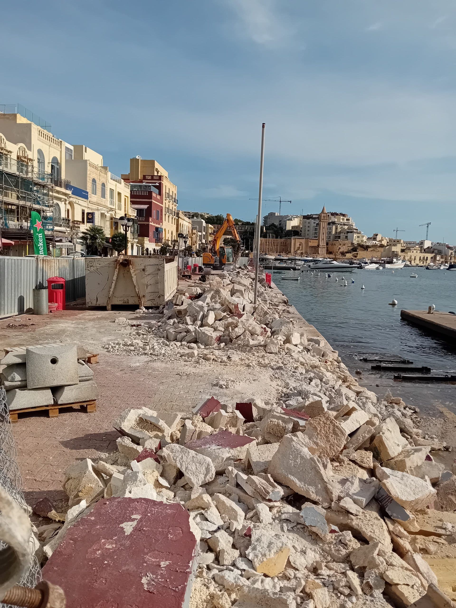 Momentum Condemns Coastal Works Threatening Marsaskala Bay