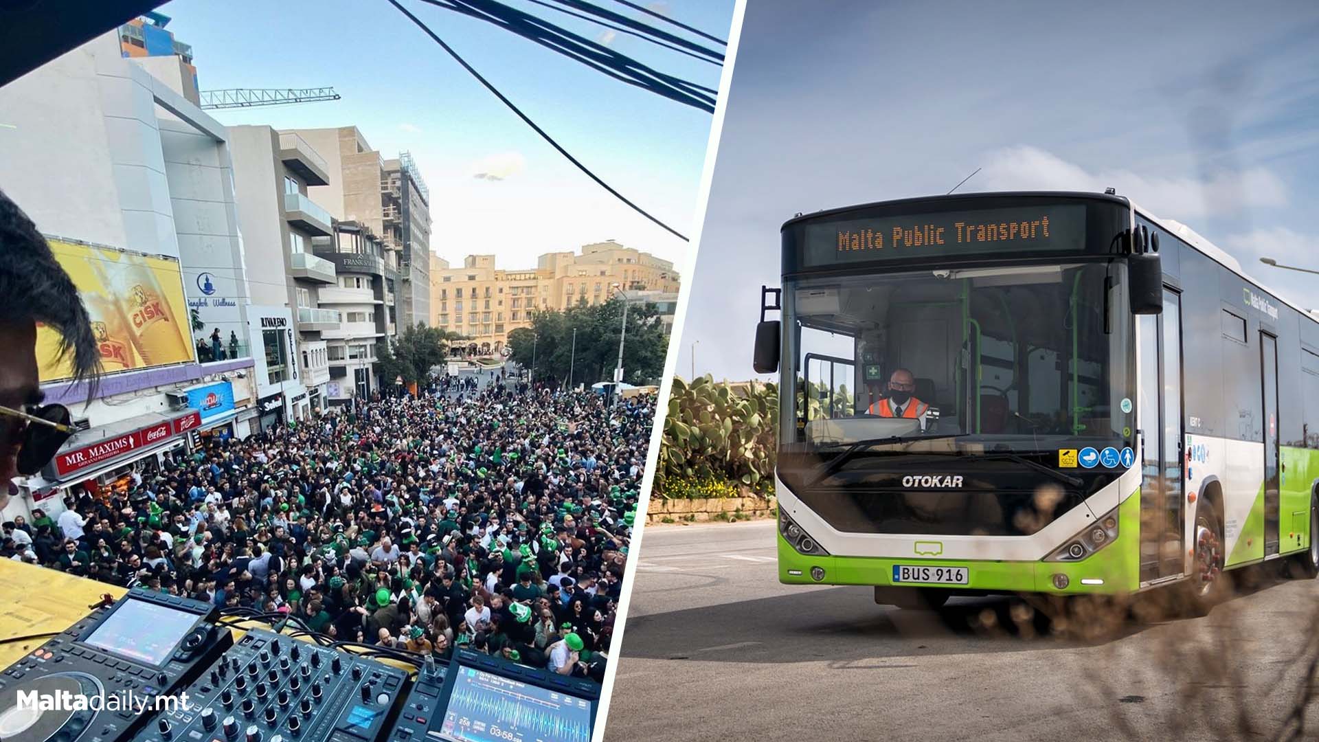 Tallinja Announces Alternative Routes for St.Patrick’s Day Celebrations