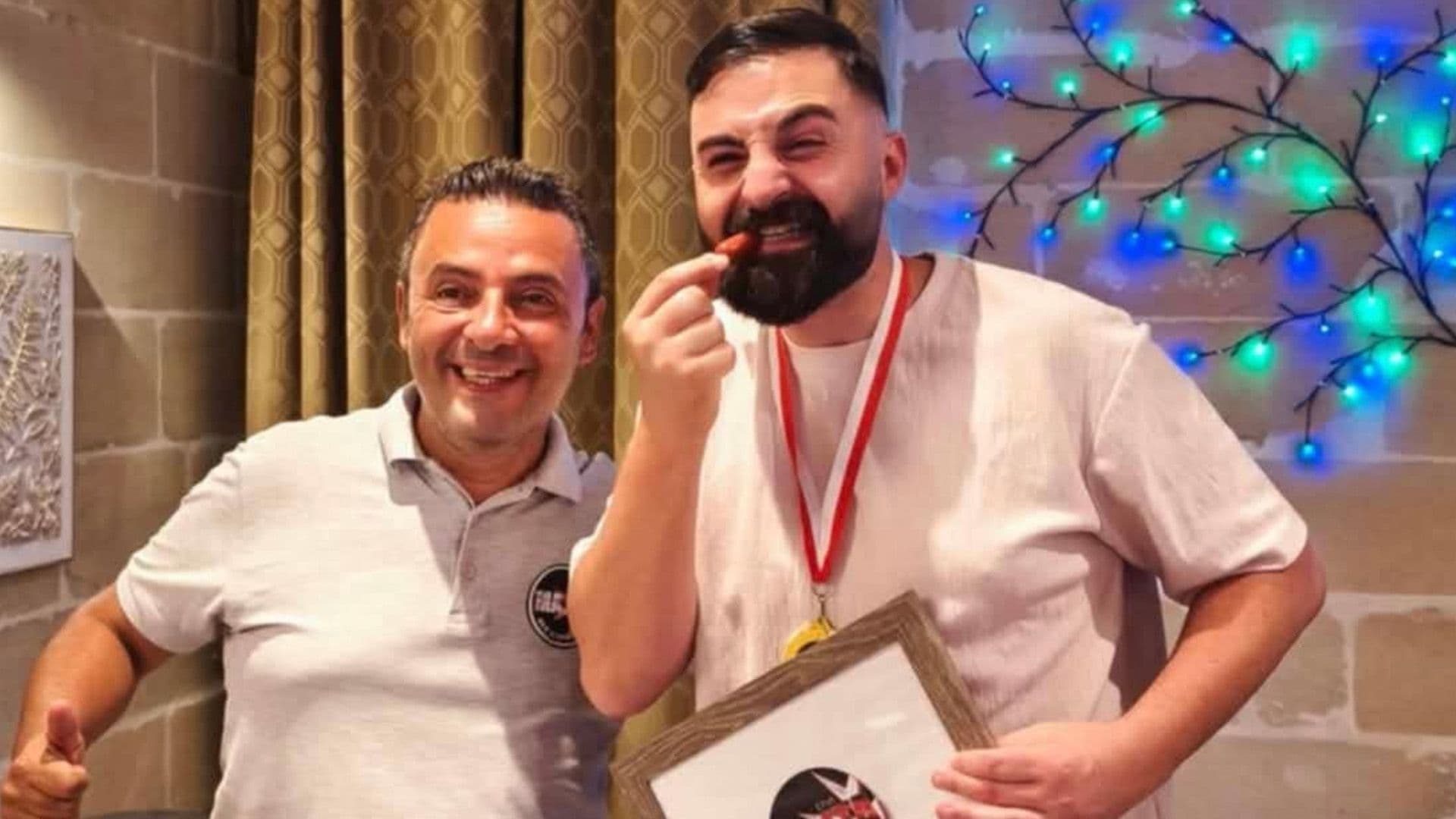 Man Sets Local Record For Most Sausages Eating In 10 Minutes