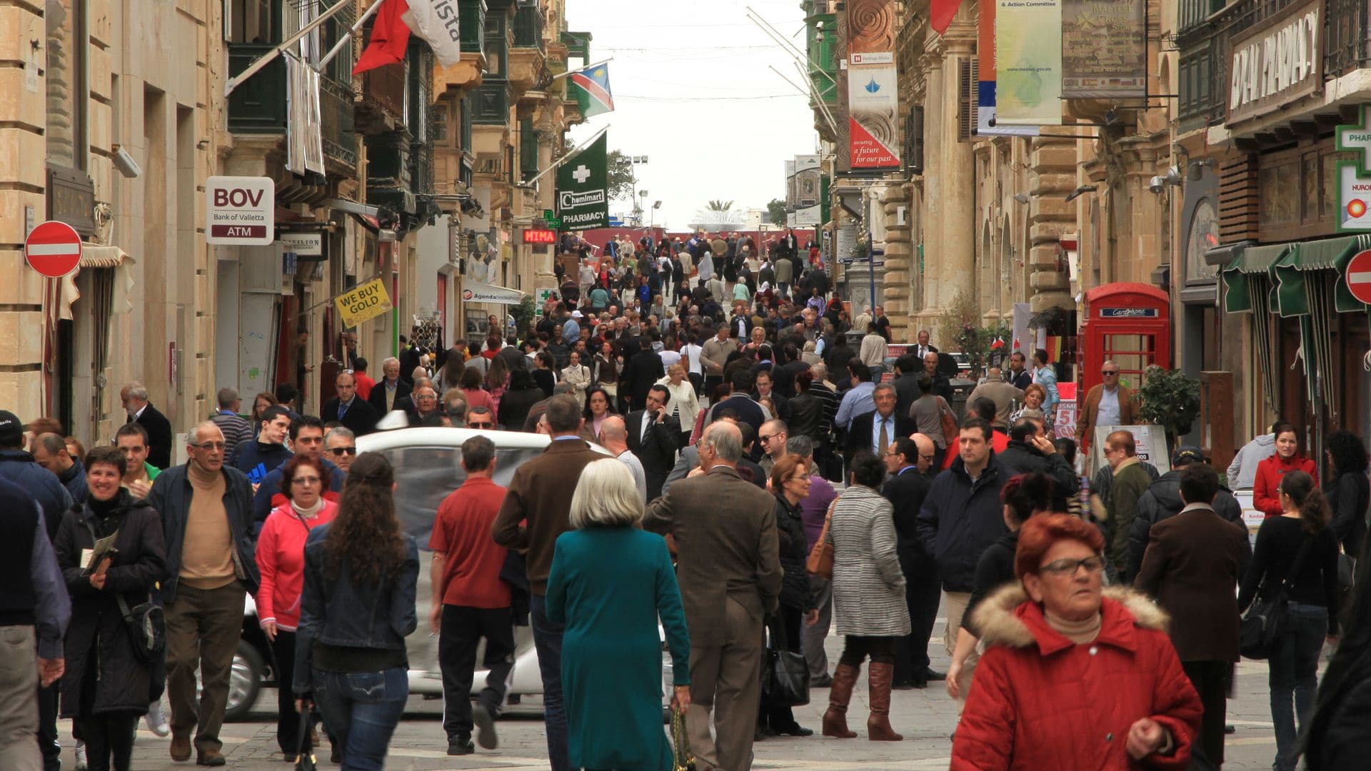 Malta’s Population Could Reach 955,000 By 2081, Central Bank Analysis Shows