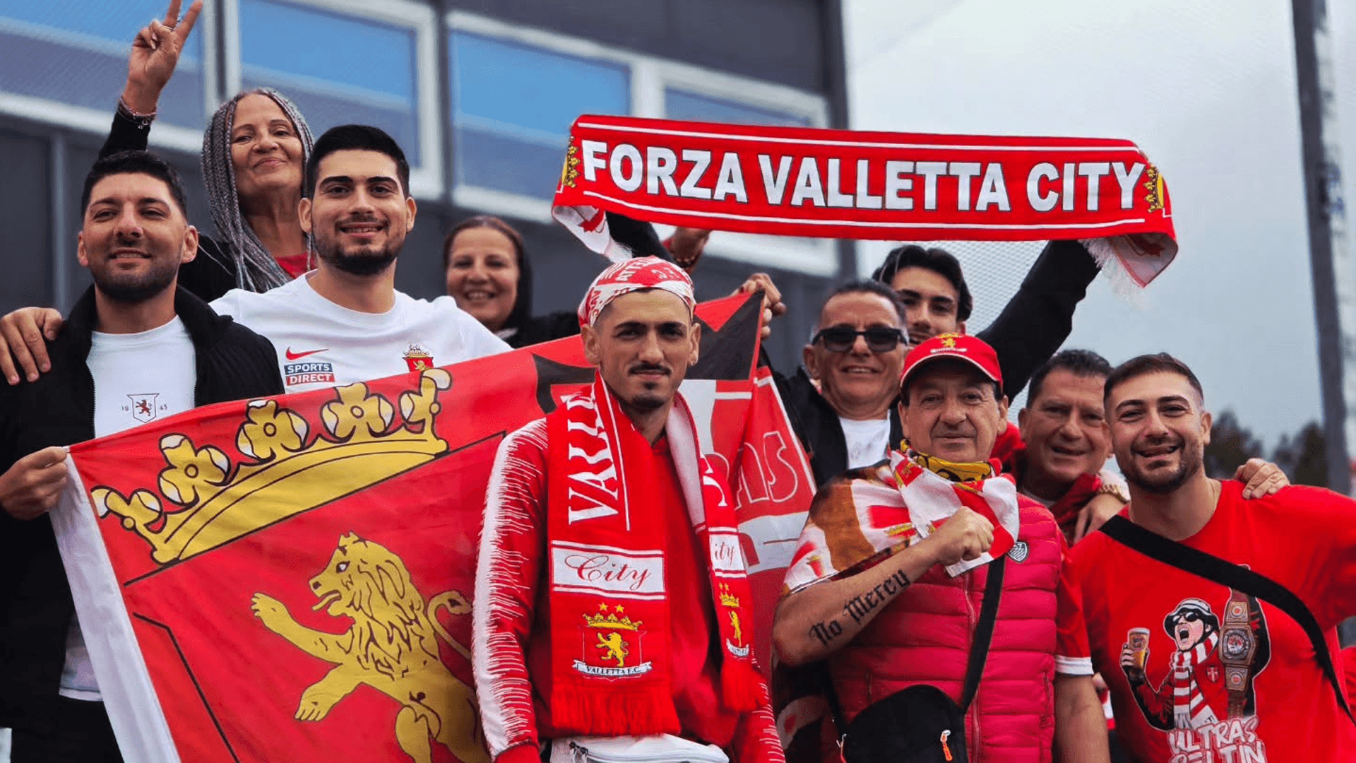 Valletta FC Ultras Show Pride In Players Despite Loss In Poland