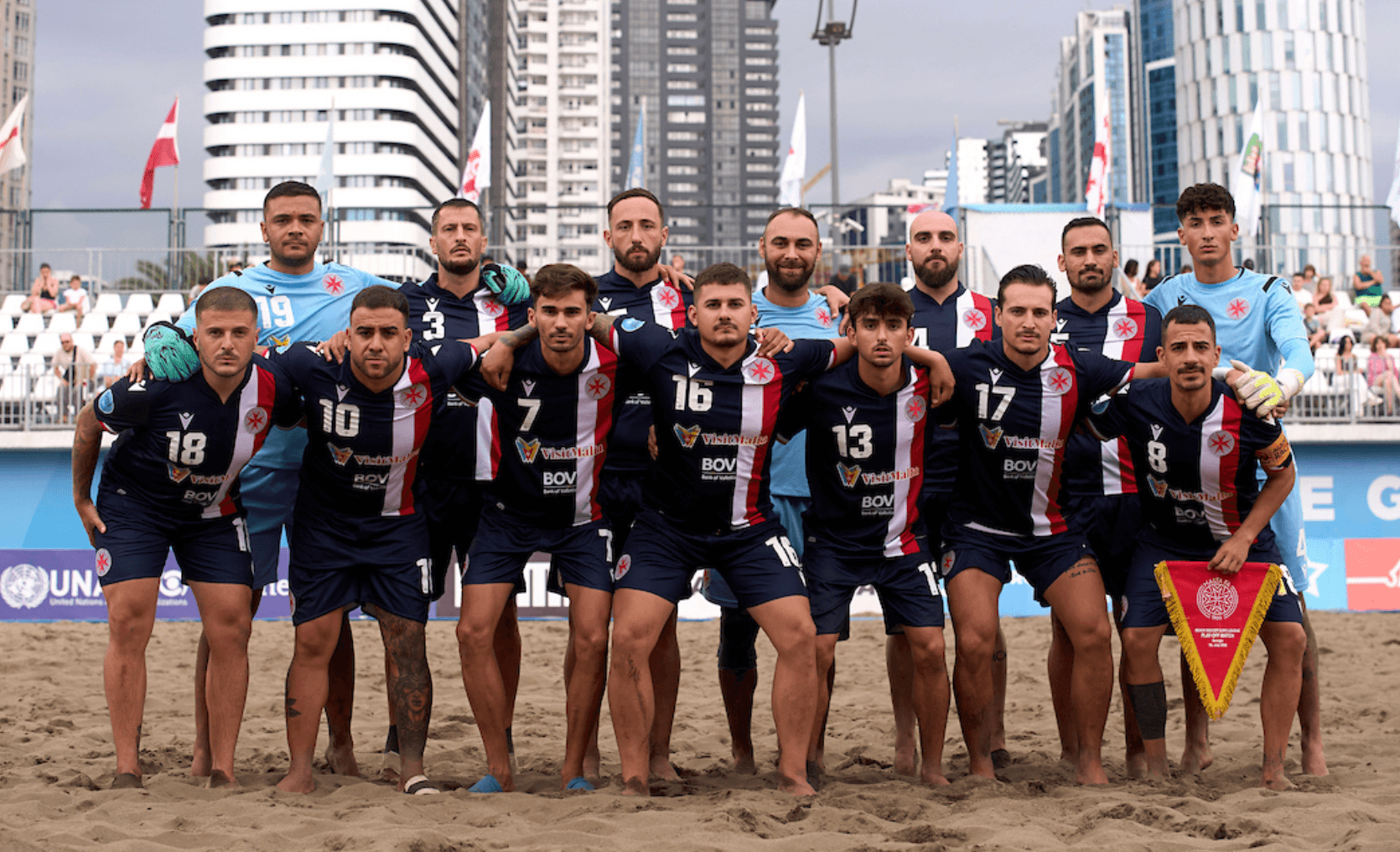 Malta Looking to Bounce Back After Two Competitive Euro Beach Soccer League Defeats