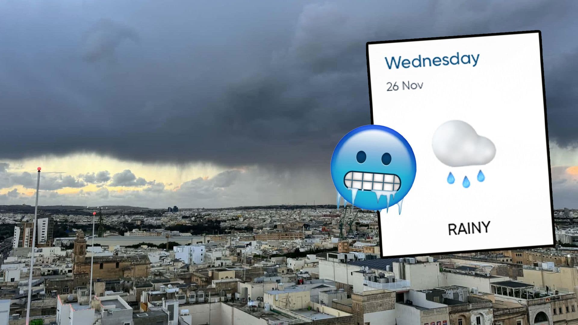 Colder Weather As November To End With Rain Showers