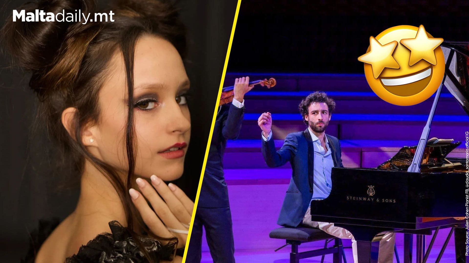 Maltese Teenager Attracts Crowd As She Sings With Viral TikTok Pianist