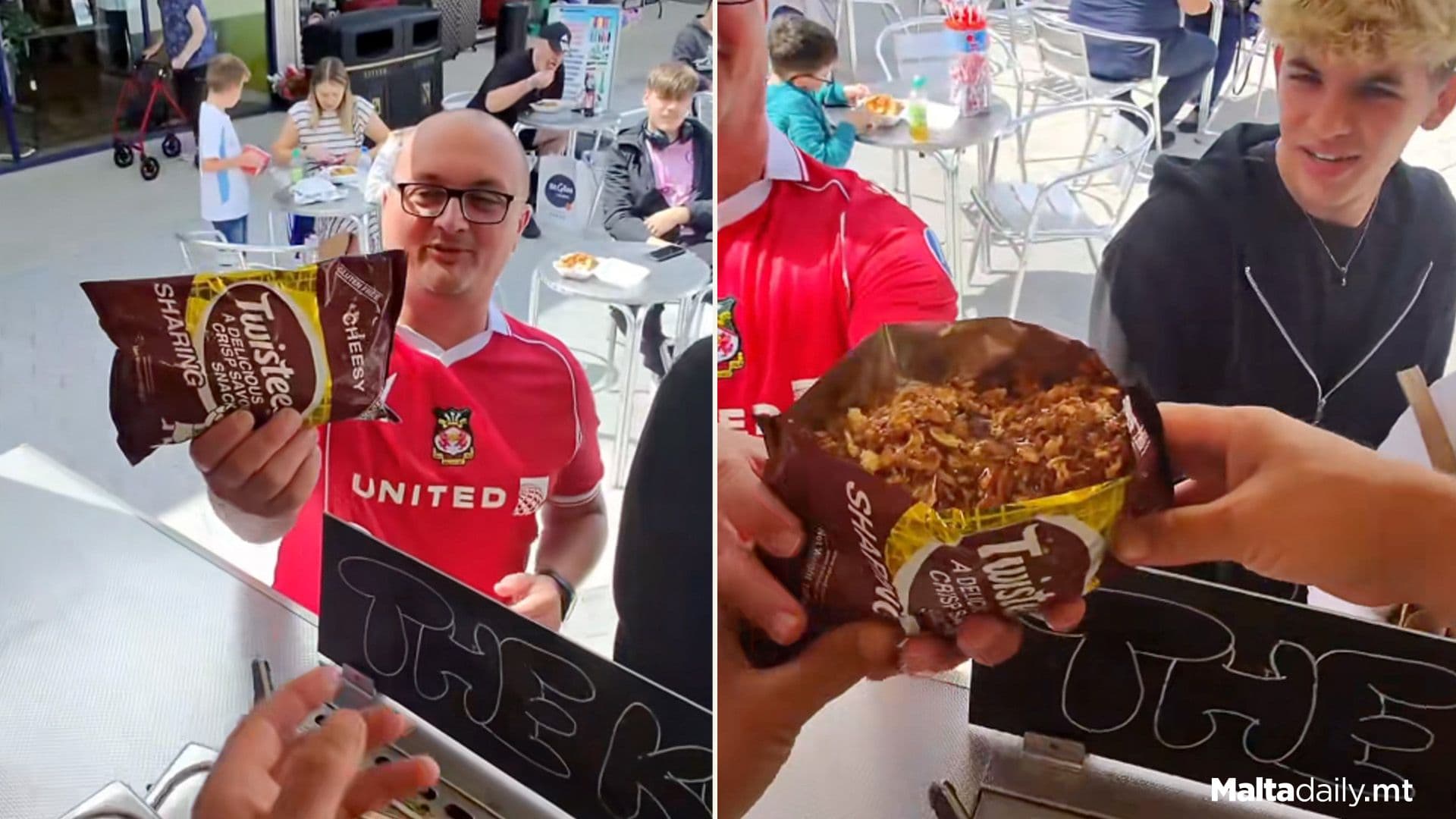 Viral Spudman Makes Twistees Special For Maltese Client