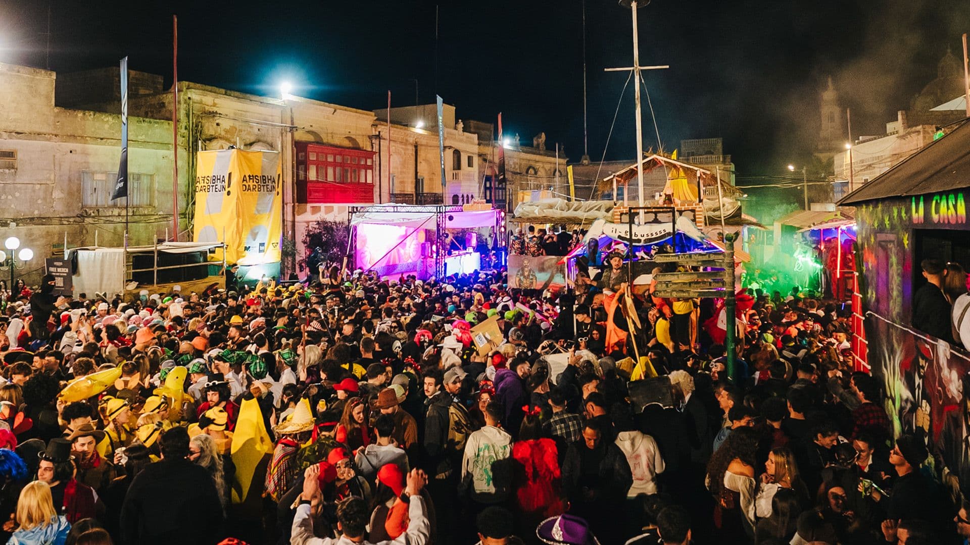Thousands Turn Out For Nadur Spontaneous Carnival Day 2