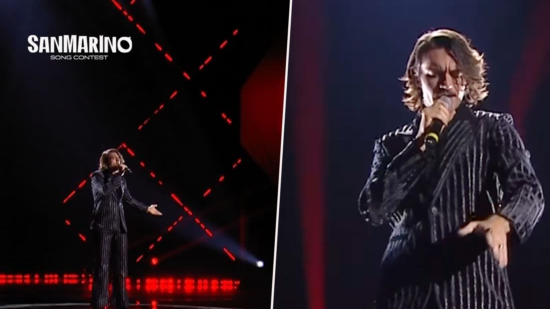 Aidan Performs BELLA At San Marino Eurovision Semifinal