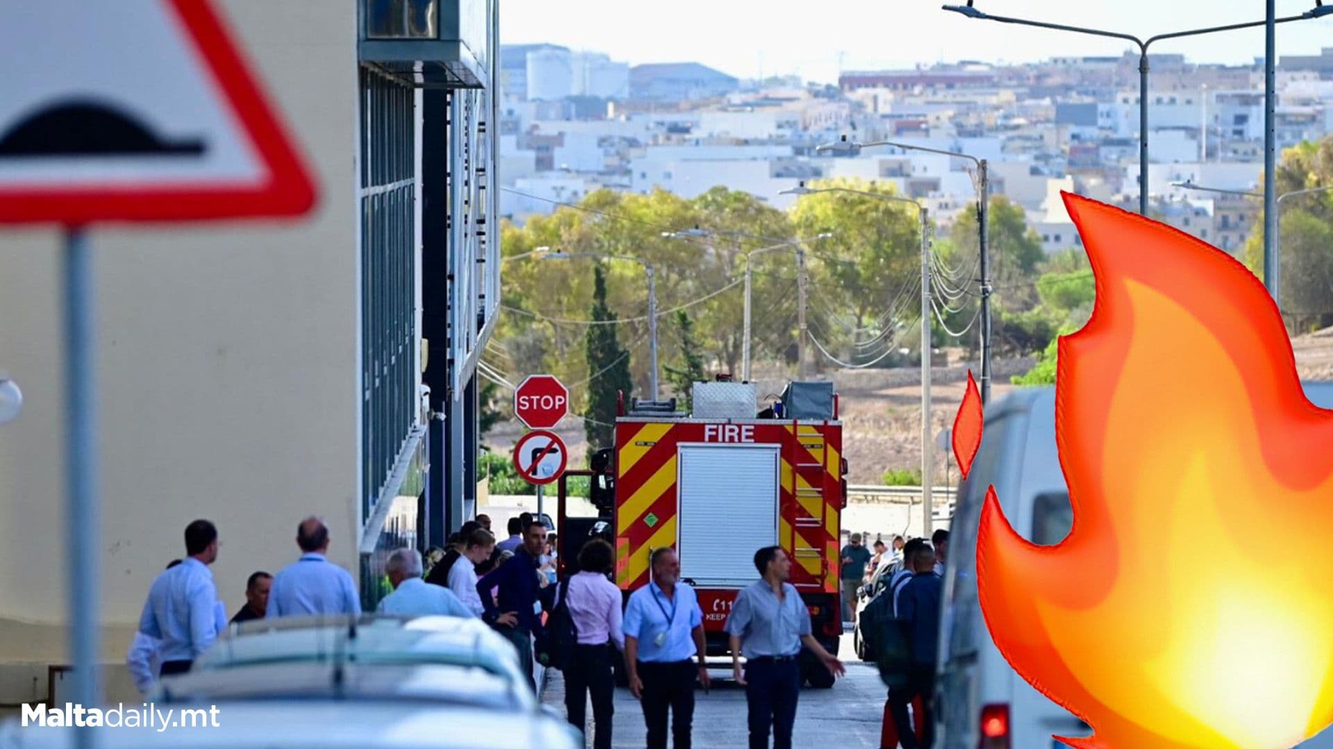 Fire in Mrieħel Business Centre Server Room Prompts Evacuation