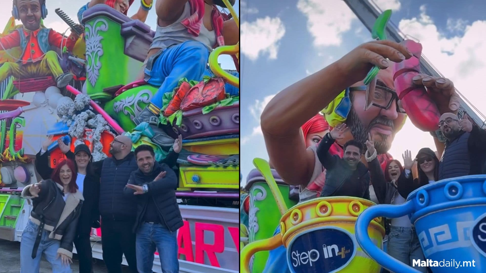 JD, Abel, Martina & Valentina Rossi Get Their Own Carnival Float