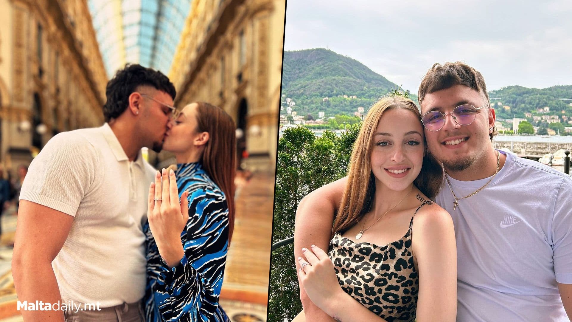 Wholesome Moment Maltese Couple Propose In Milan