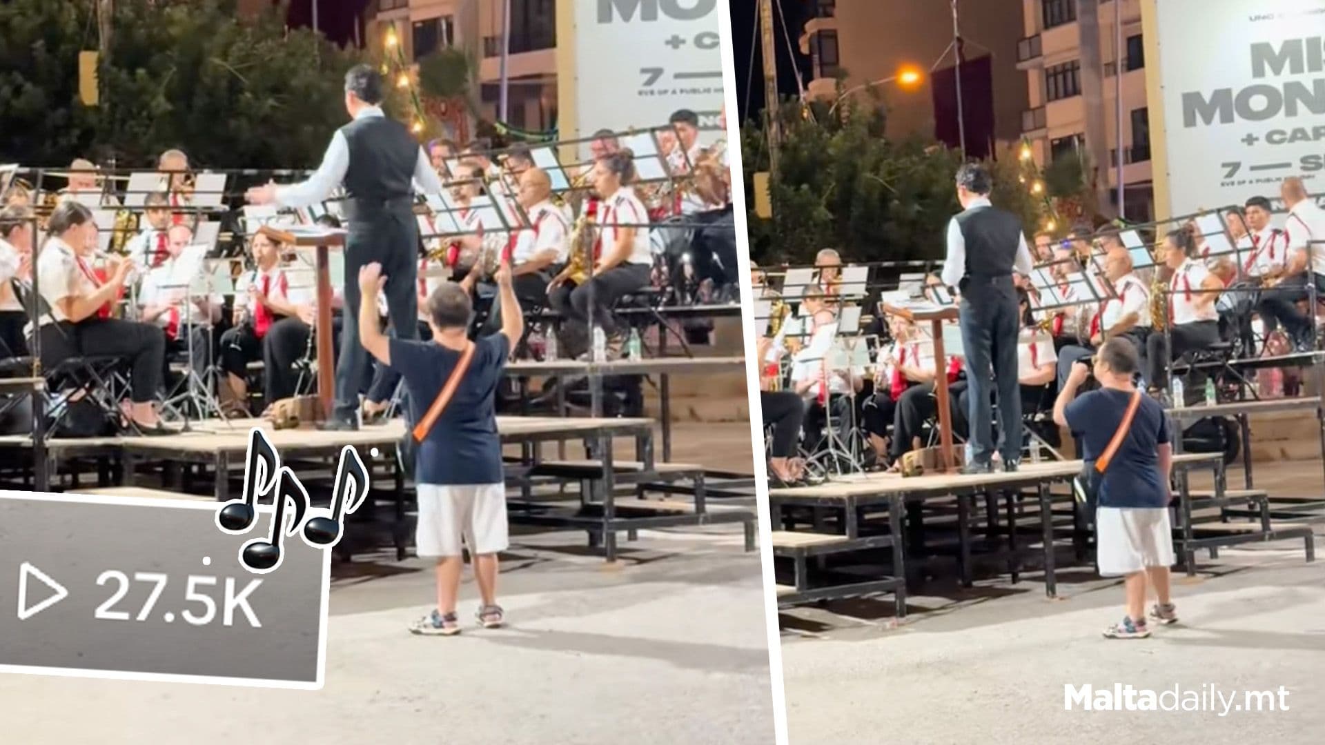 Music Enthusiast Joins Orchestra At Sliema Feast