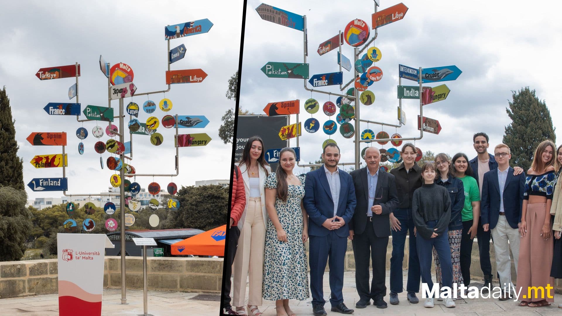 University Of Malta Unveils ‘Campus Compass’ As Symbol Of Unity And Diversity