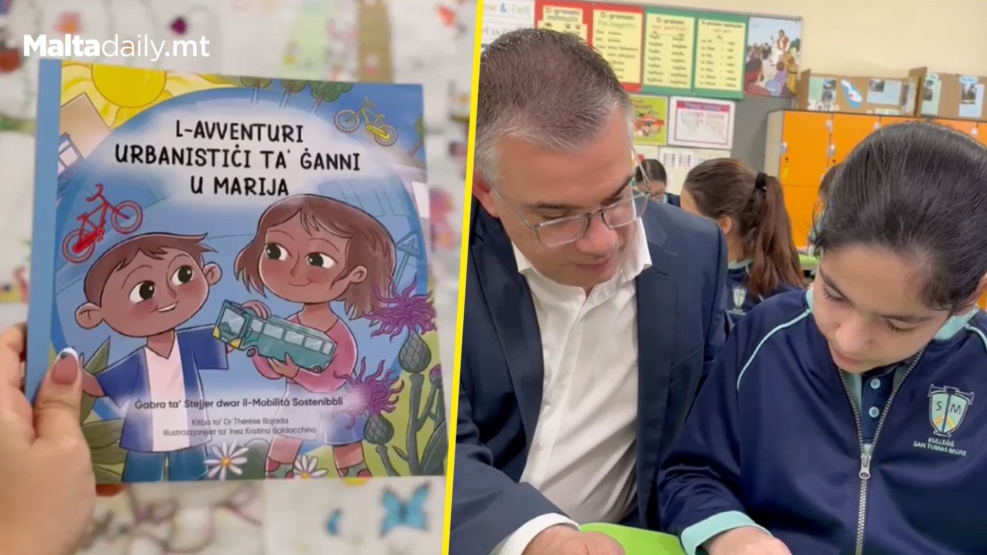 New Children’s Book Promotes Sustainable Transport Among Maltese Students