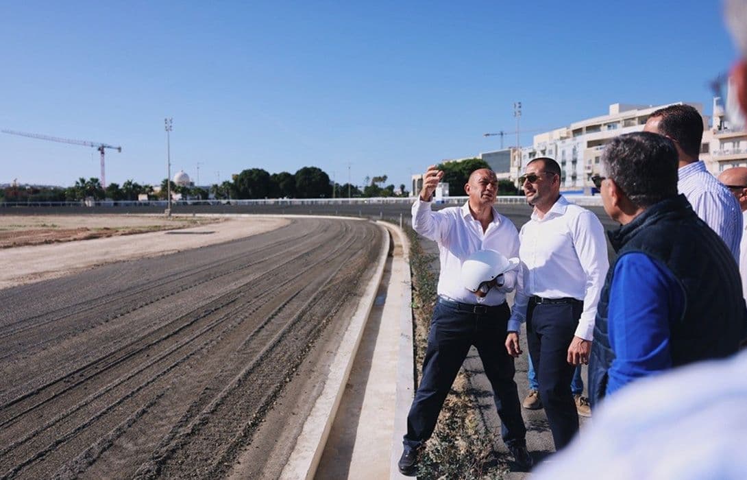 PRIME MINISTER ROBERT ABELA VISITS UPGRADED HORSE RACING TRACK AHEAD OF REOPENING