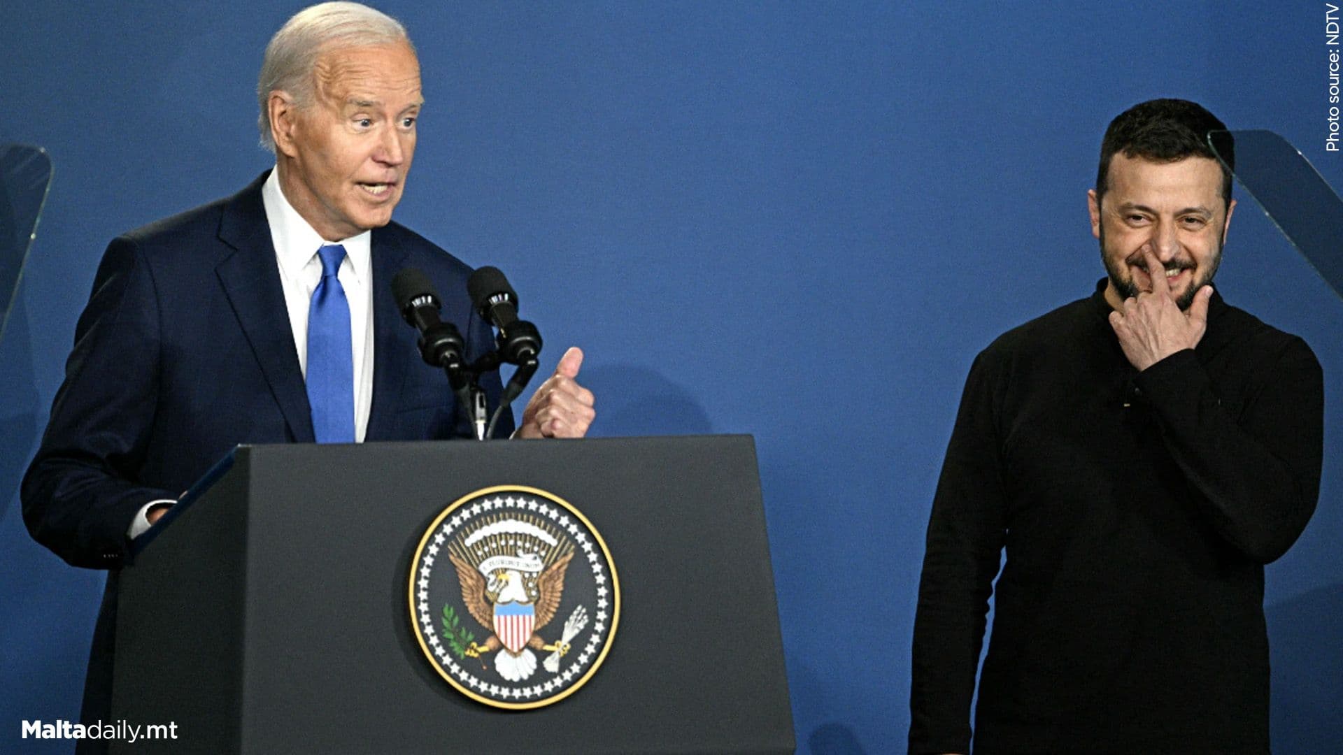 Biden Slips-up During Nato Summit; referring to Zelenskyy as Putin
