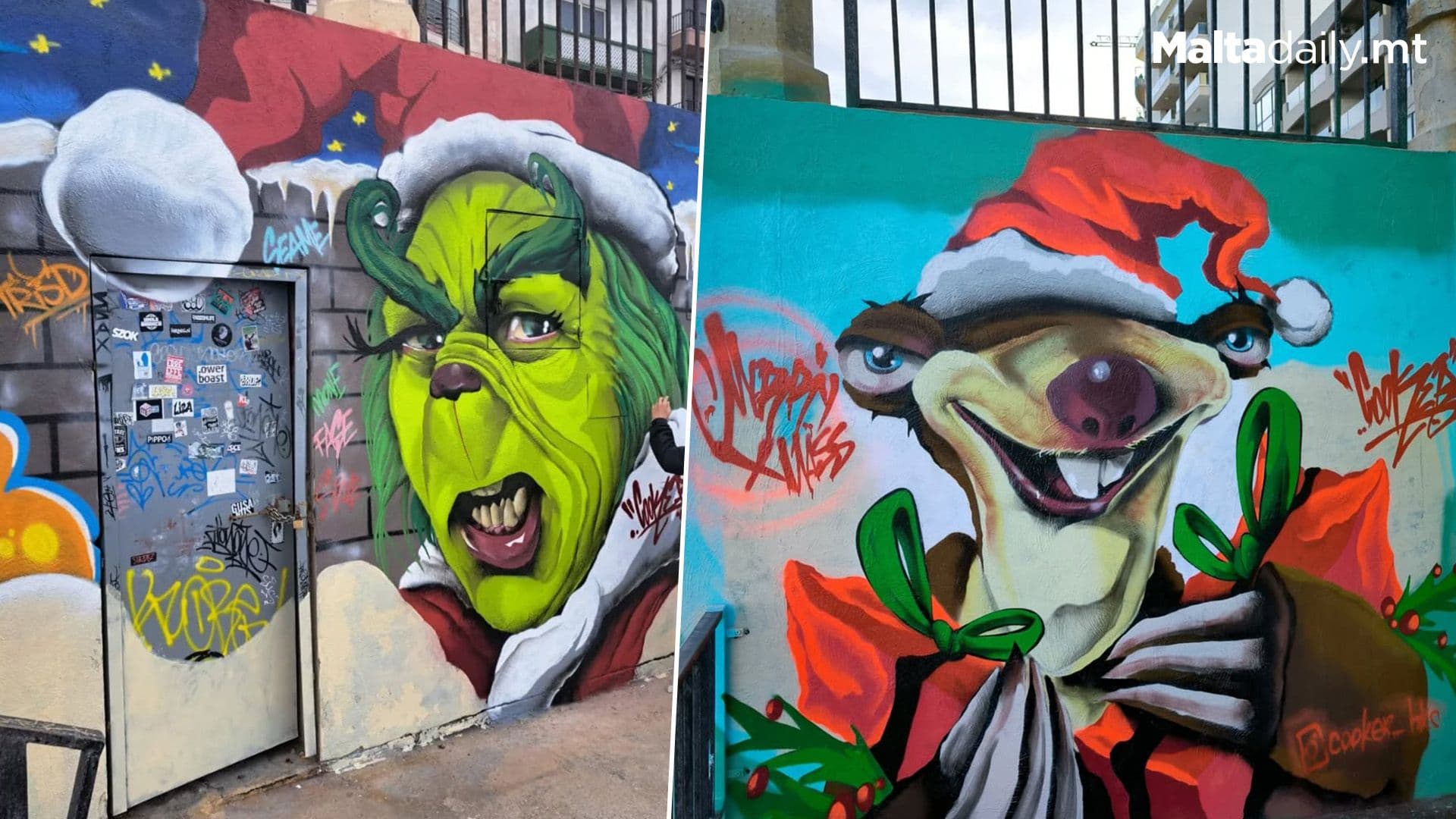 Maltese Graffiti Artist Debuts New Art For Christmas