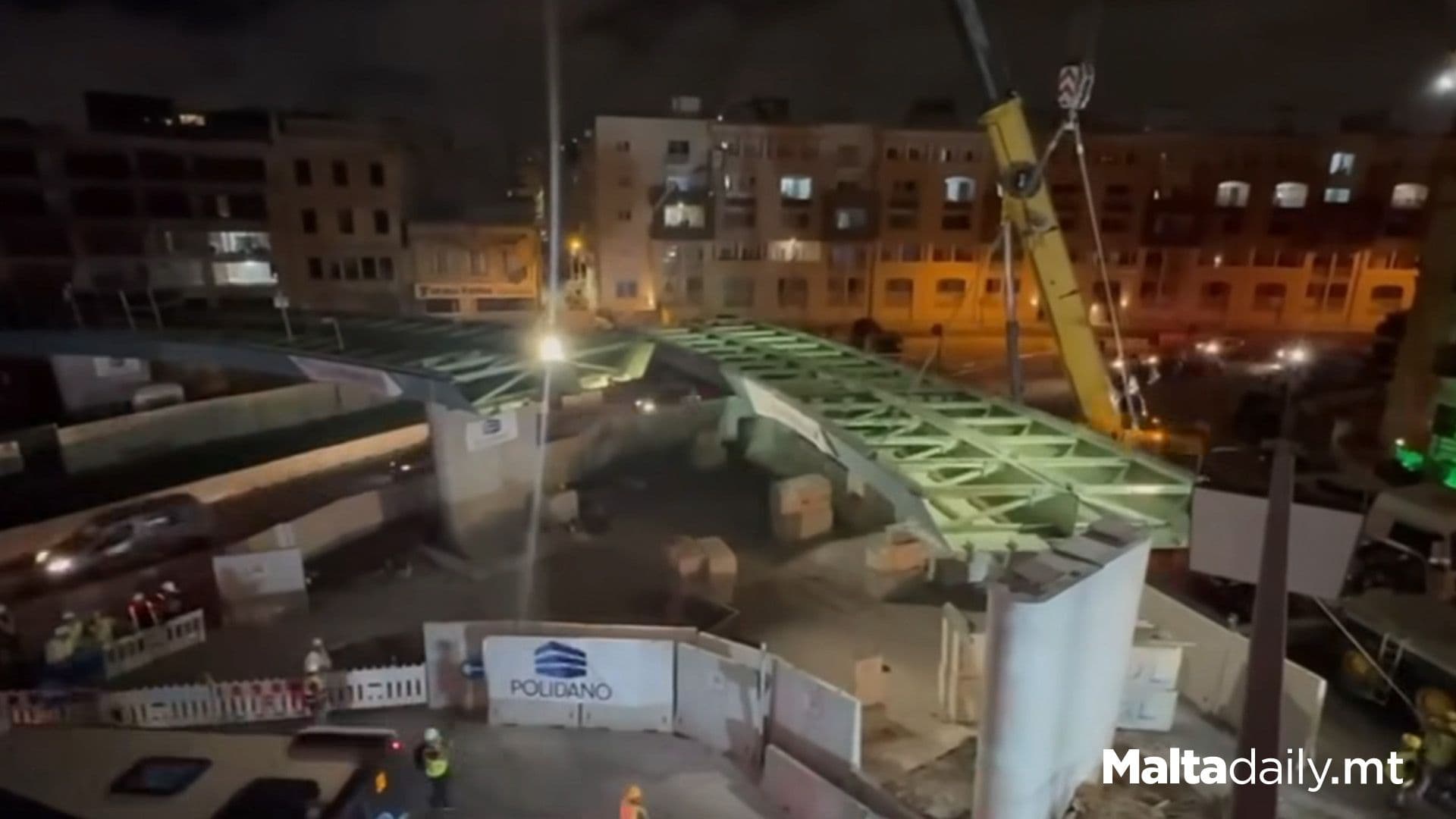 Last Parts Of The Msida Flyover Have Been Placed