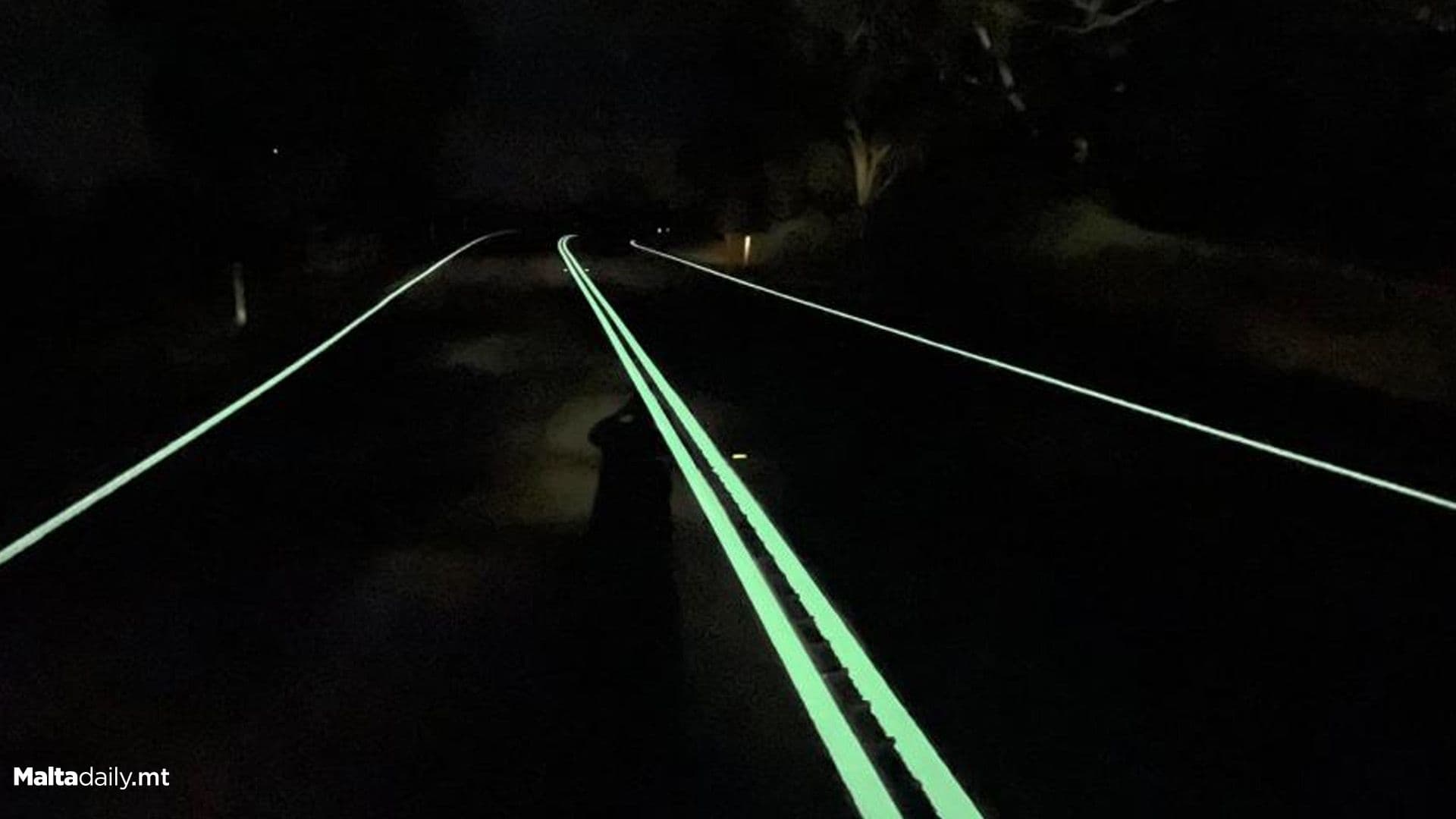 New Glow In The Dark Roads Tested Out in Australia