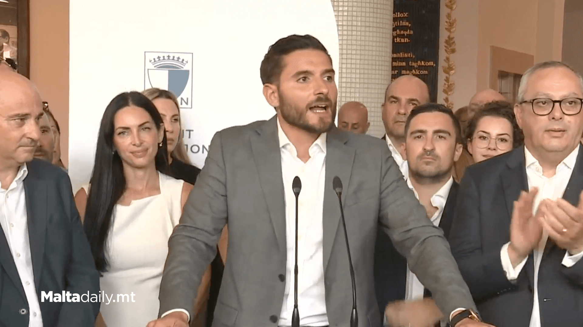 Alex Borg Delivers First Official Address as PN Leader, Calls for Unity and Renewal