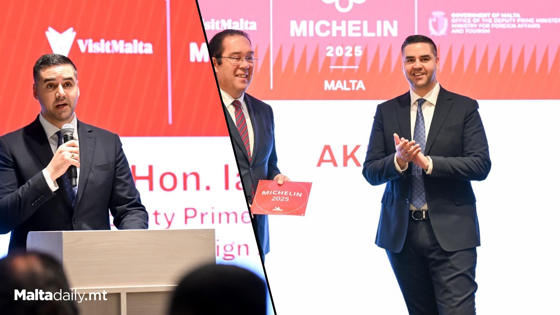 Minister Ian Borg Presented The Prestigious MICHELIN Guide 2025
