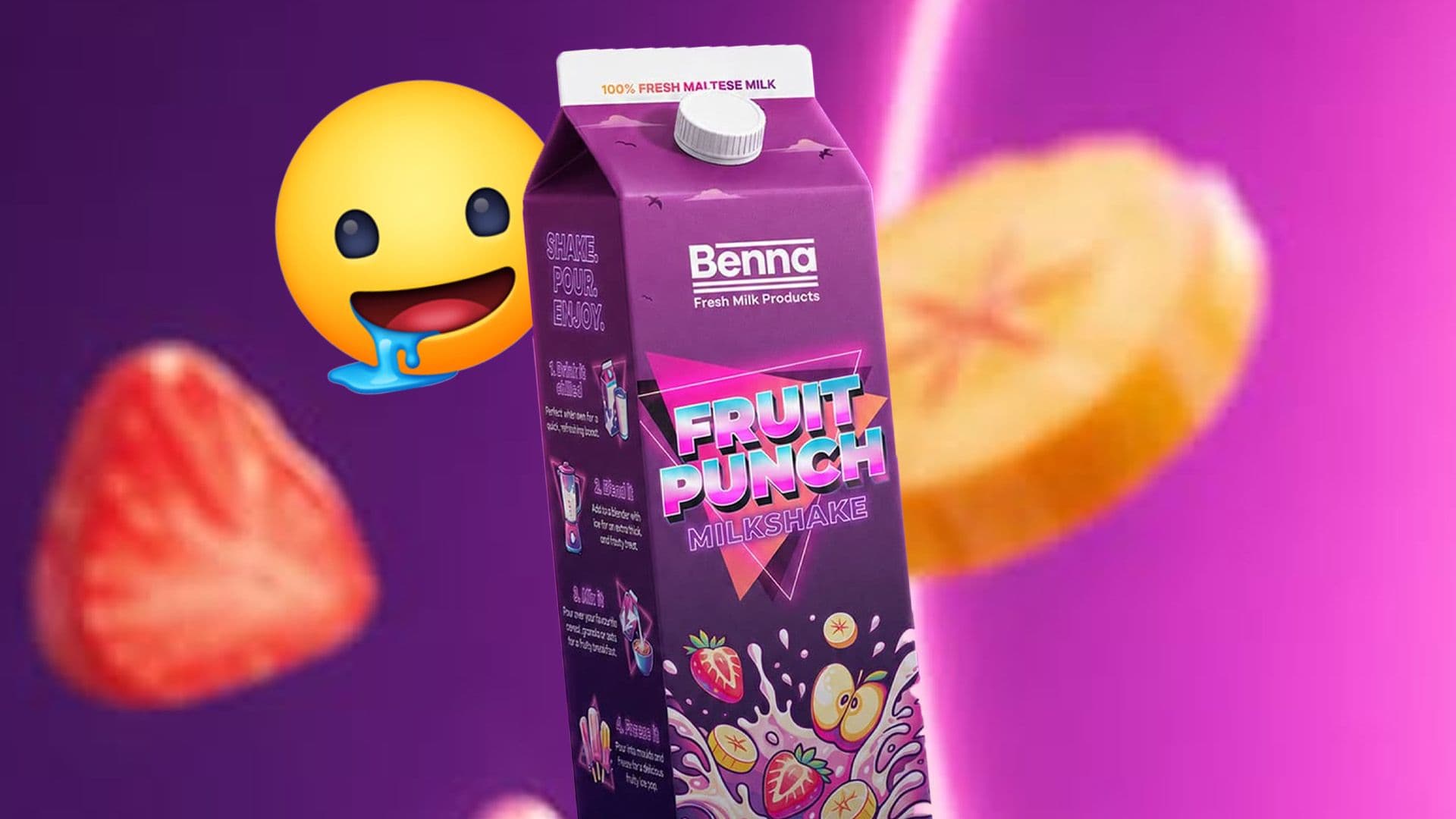 Benna Announce New ‘Sensational Fruit Punch’ Milkshake