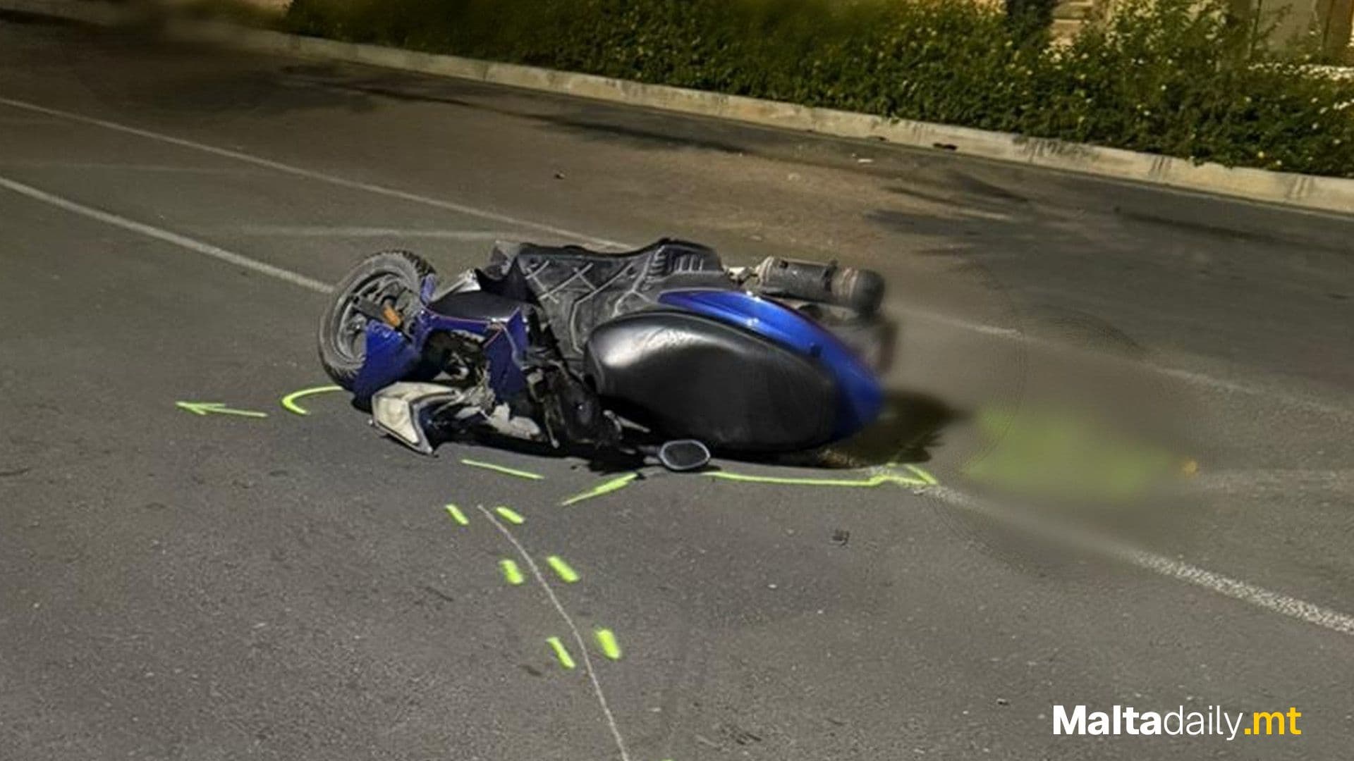 33 Year Old Motorcyclist Grievously Injured After Marsaskala Crash