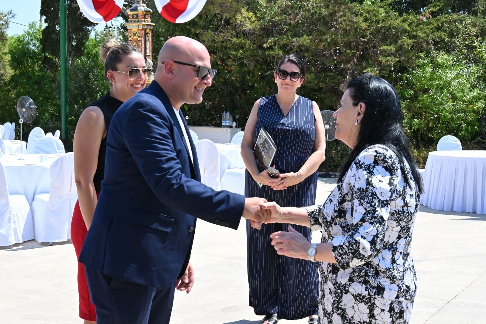 President Visits Final Preparations For Verdala Palace’s Moon Ball